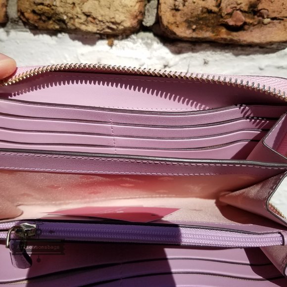 Kate Spade Lola Glitter Large Continental pink - Picture 9 of 11